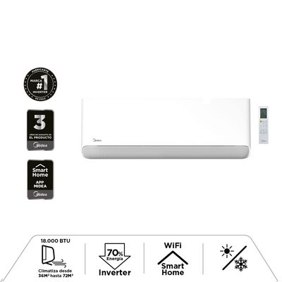 Imagen 2 del producto Aire acondicionado Split Eléctrico BREEZELESS18K 18000 Btu