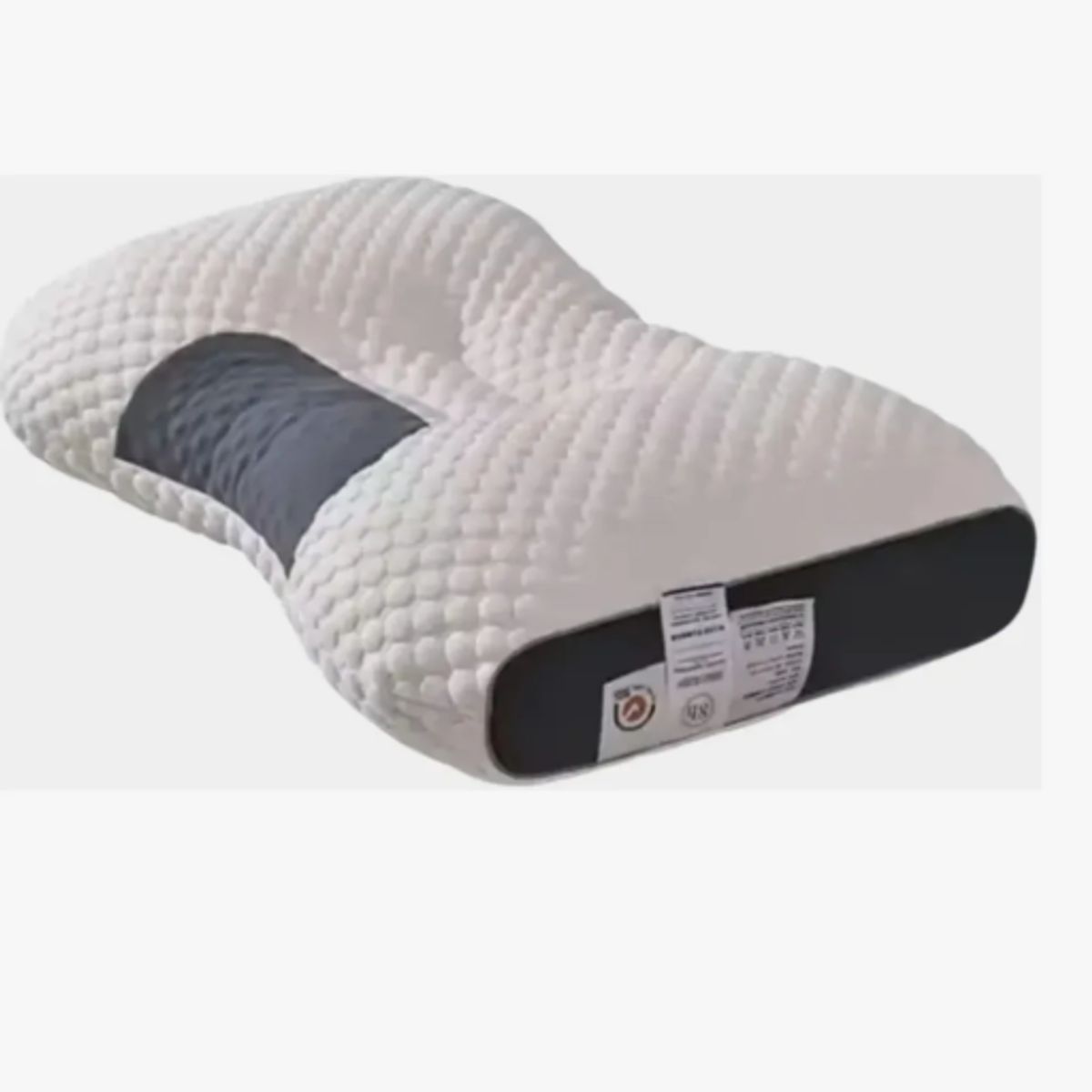 GENERICO - Pack X2 Almohada Ergonomica Ortopedica Cervical Cojin Cuello Blanco