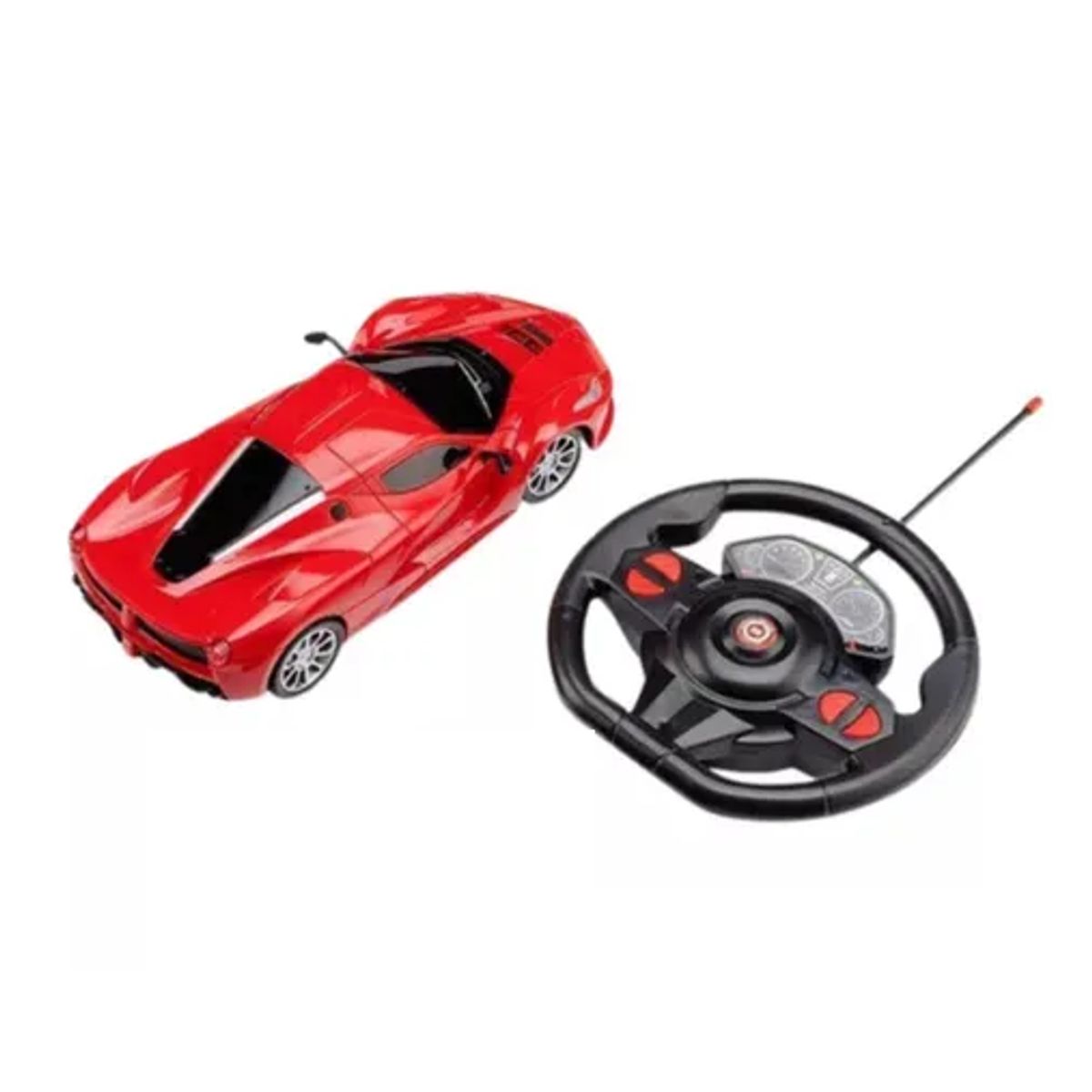 JUGUETERIA - Auto De Juguete Control Remoto Infantil Rojo