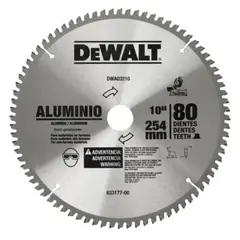 DEWALT - Disco De Sierra Circular 10 80 dientes Dwa03210 Color Plateado