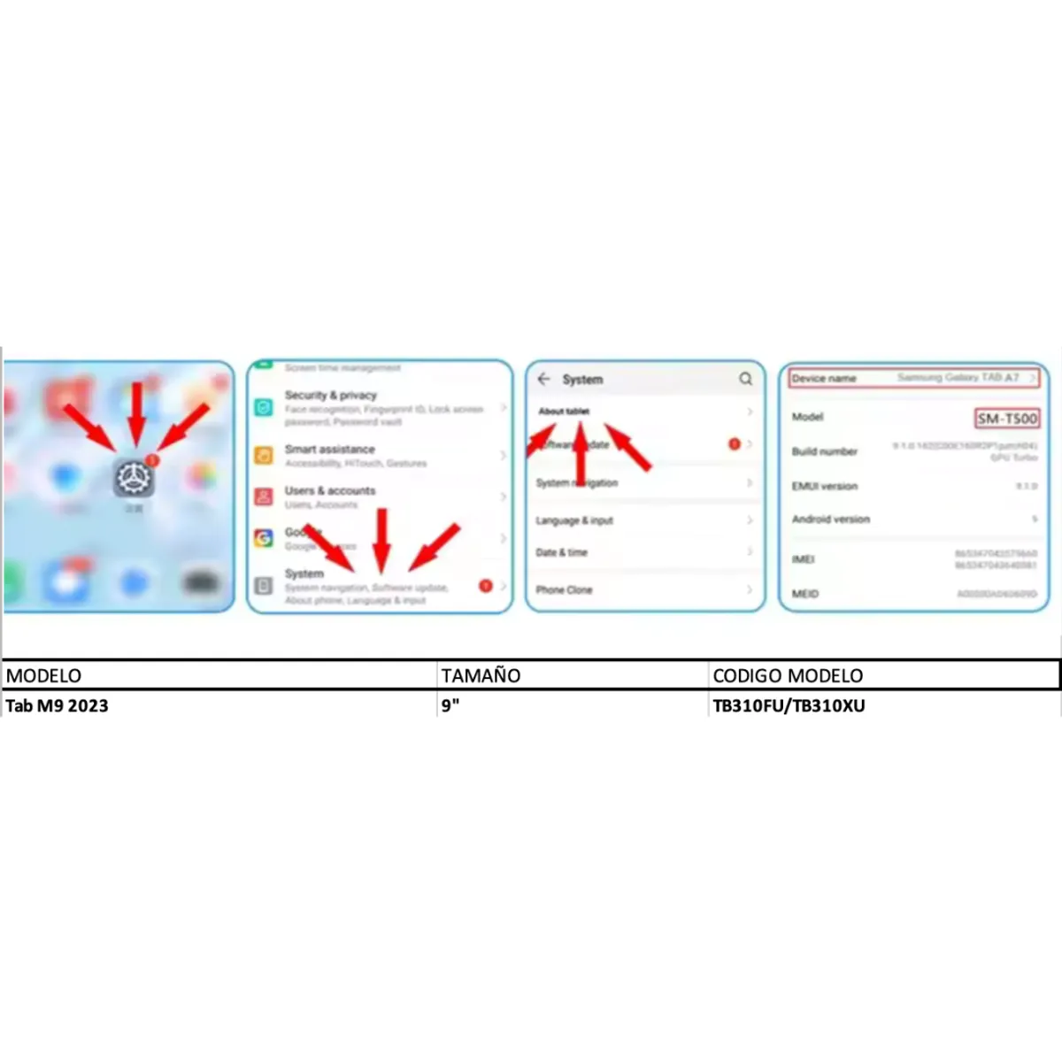 GENERICO - Fundas Con Teclado y Mouse Premium Para Lenovo Tab M9 2023 - letra Ñ