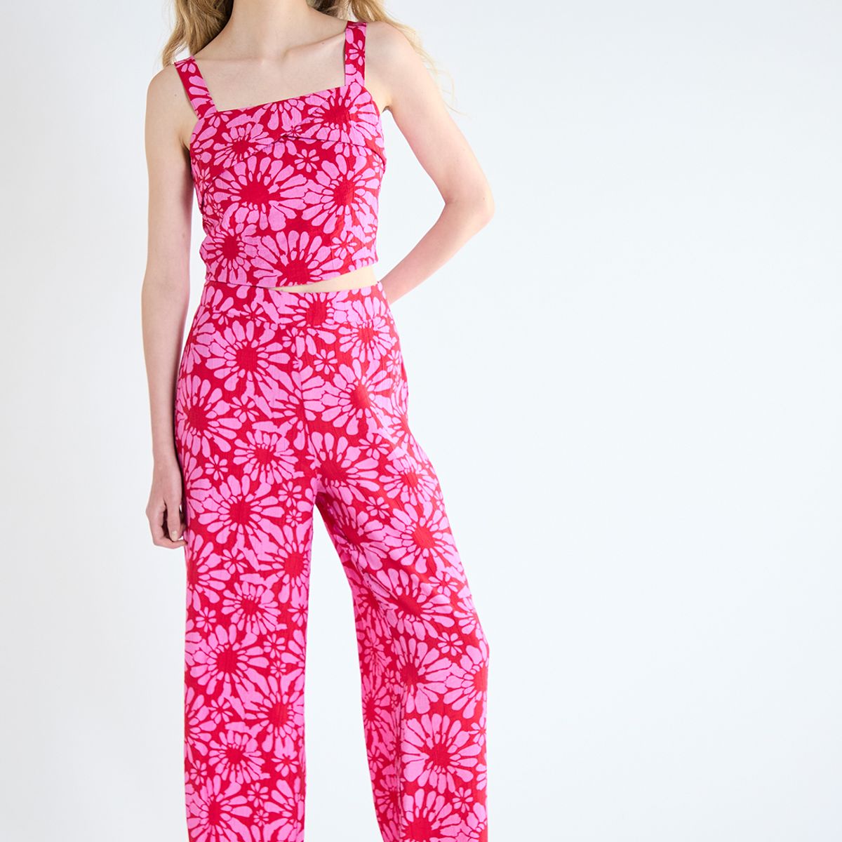 IO - Pantalon Rojo Mujer Io