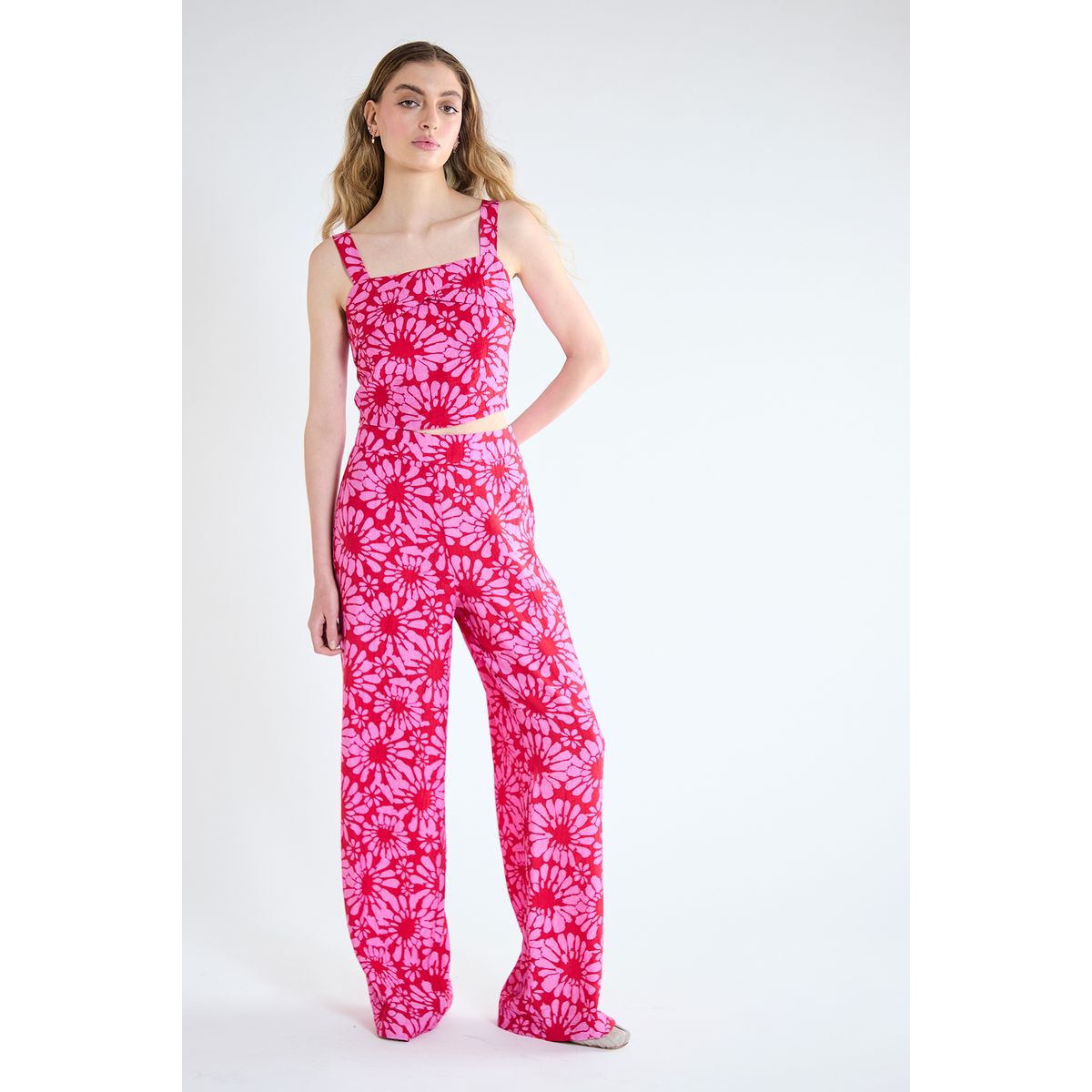 IO - Pantalon Rojo Mujer Io