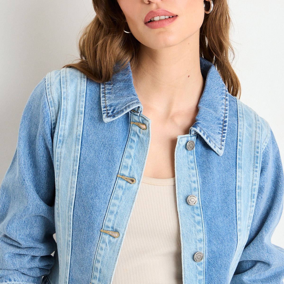 IO - Chaqueta Mujer Celeste Io