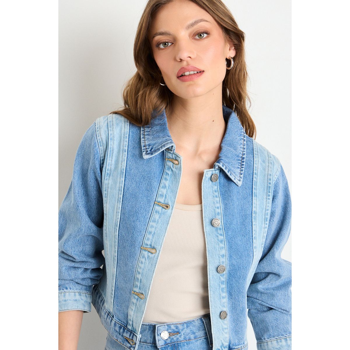 IO - Chaqueta Mujer Celeste Io