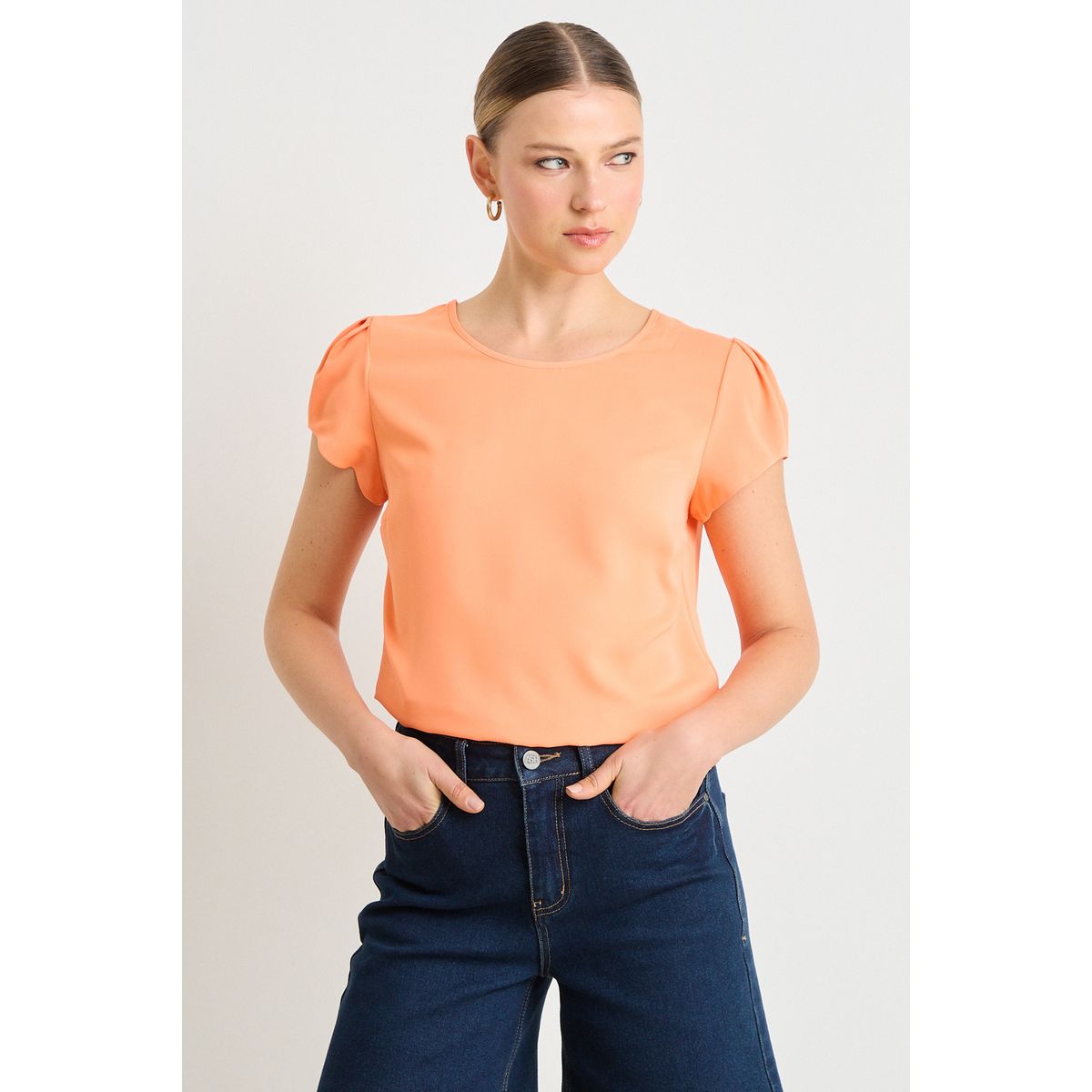 ASH - Blusa Mujer Naranjo Ash