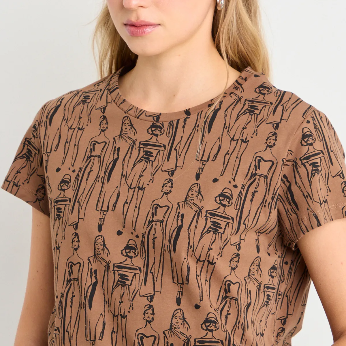 ASH - Polera Mujer Avellana Ash