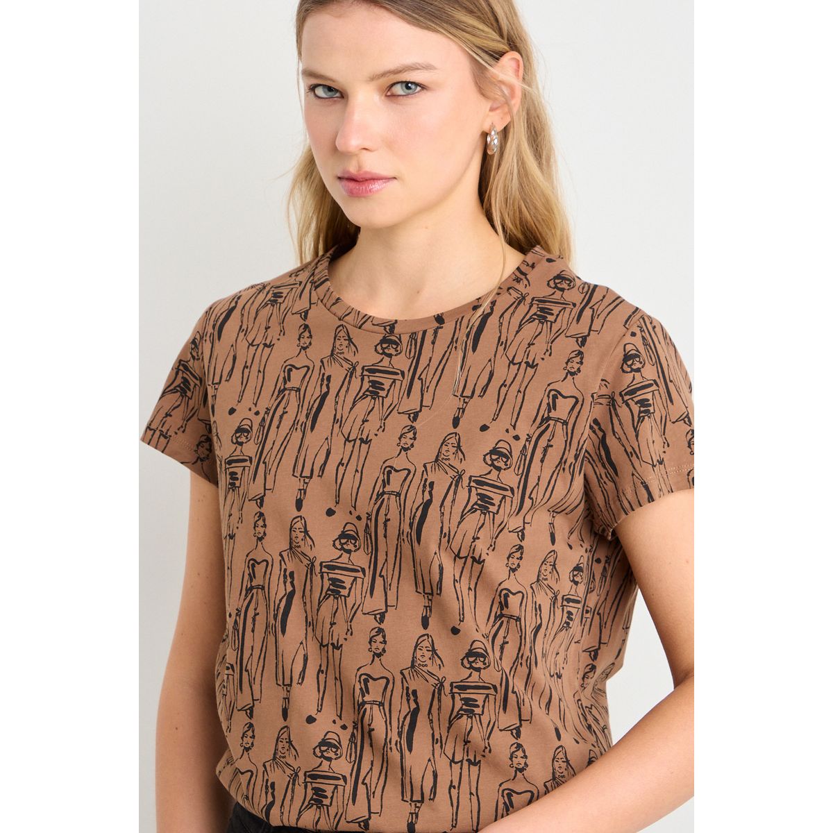 ASH - Polera Mujer Avellana Ash