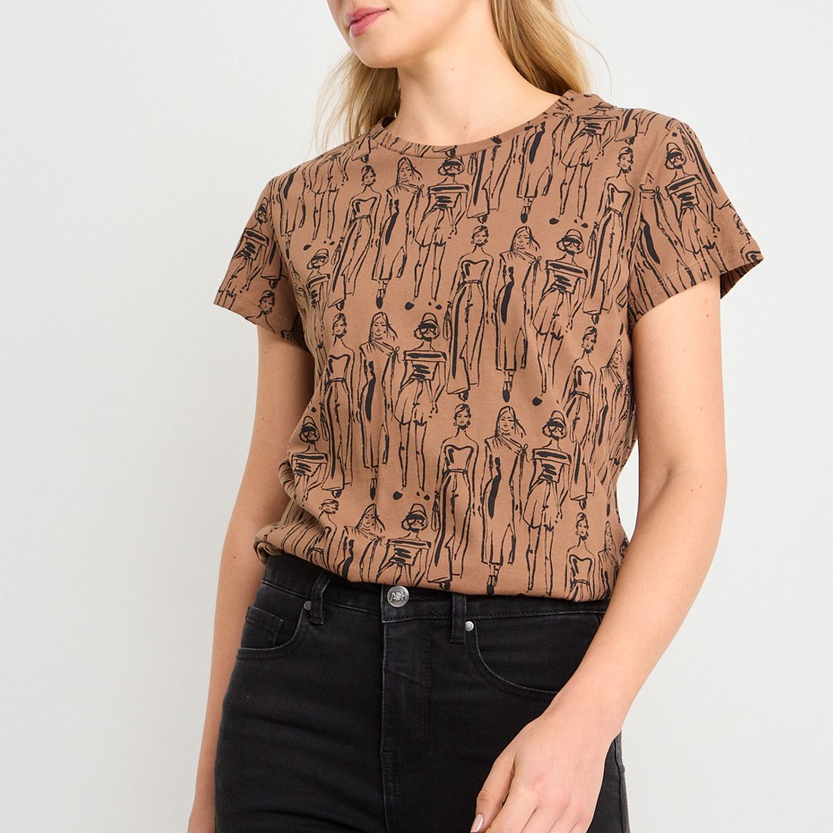 ASH - Polera Mujer Avellana Ash