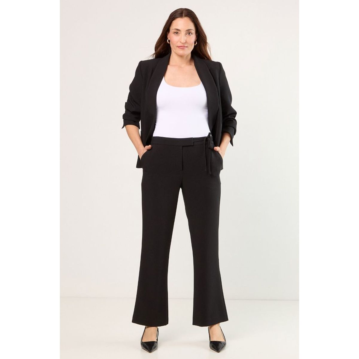 MA GRIFFE - Pantalon Mujer Negro Magriffe