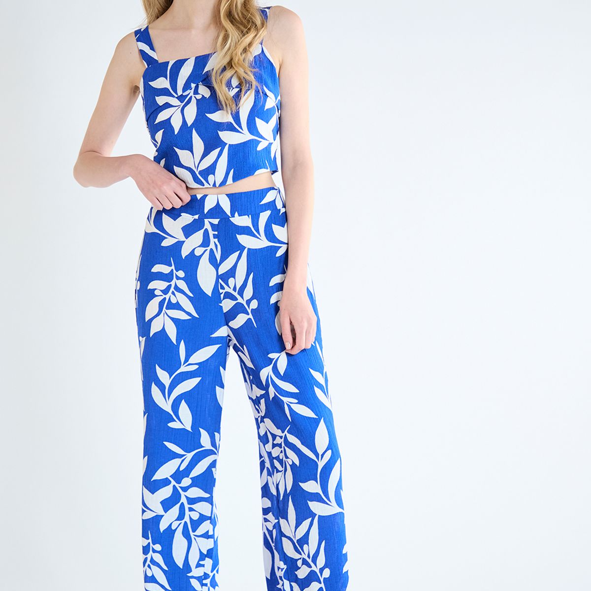 IO - Pantalon Azul Marino Mujer Io