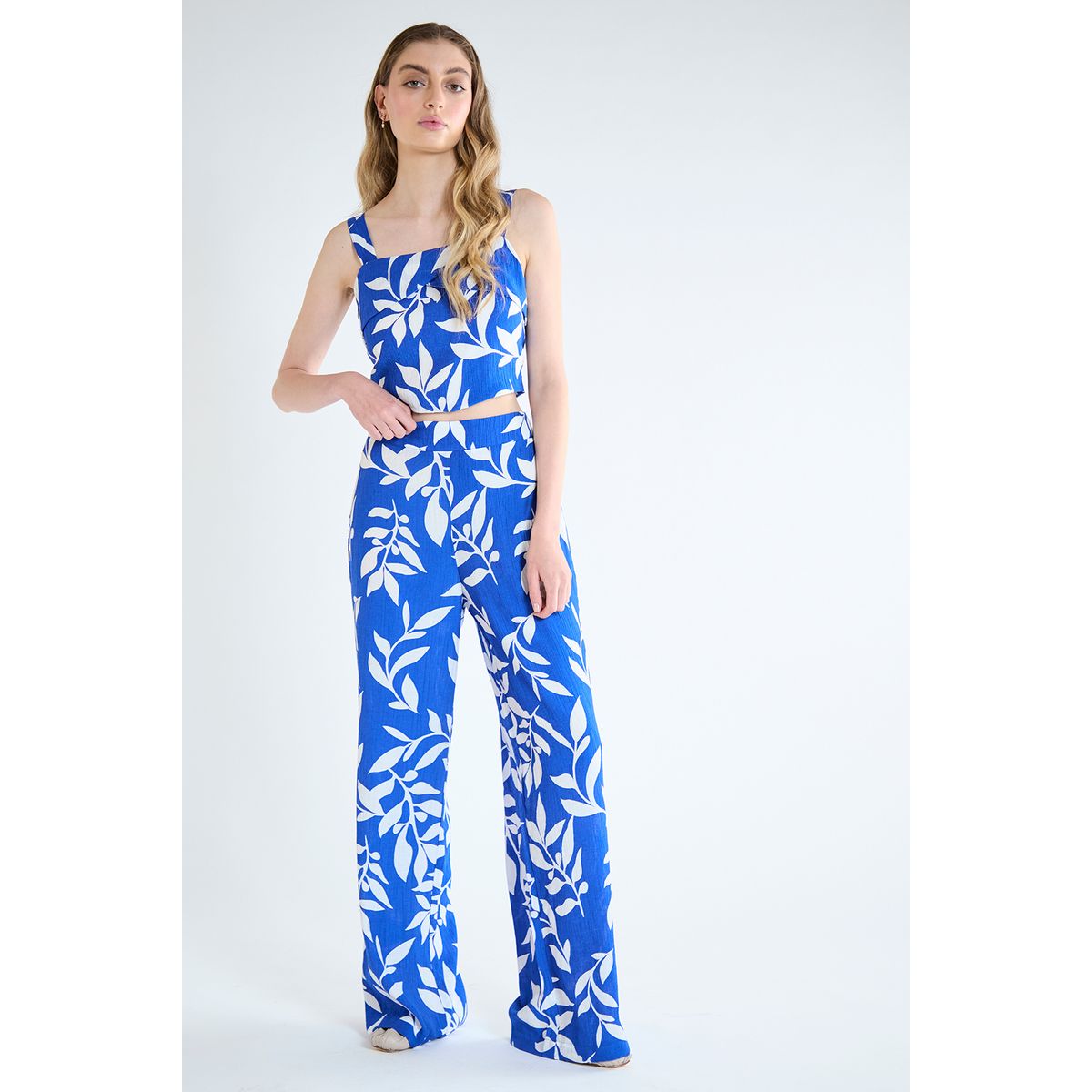 IO - Pantalon Azul Marino Mujer Io