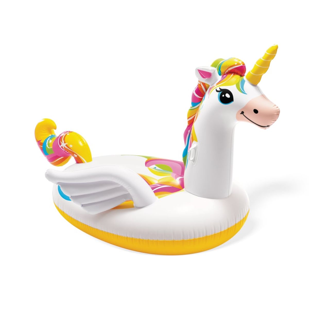 INTEX - Flotador Inflable Mega Unicornio Island 163 x 251 x 145 cm