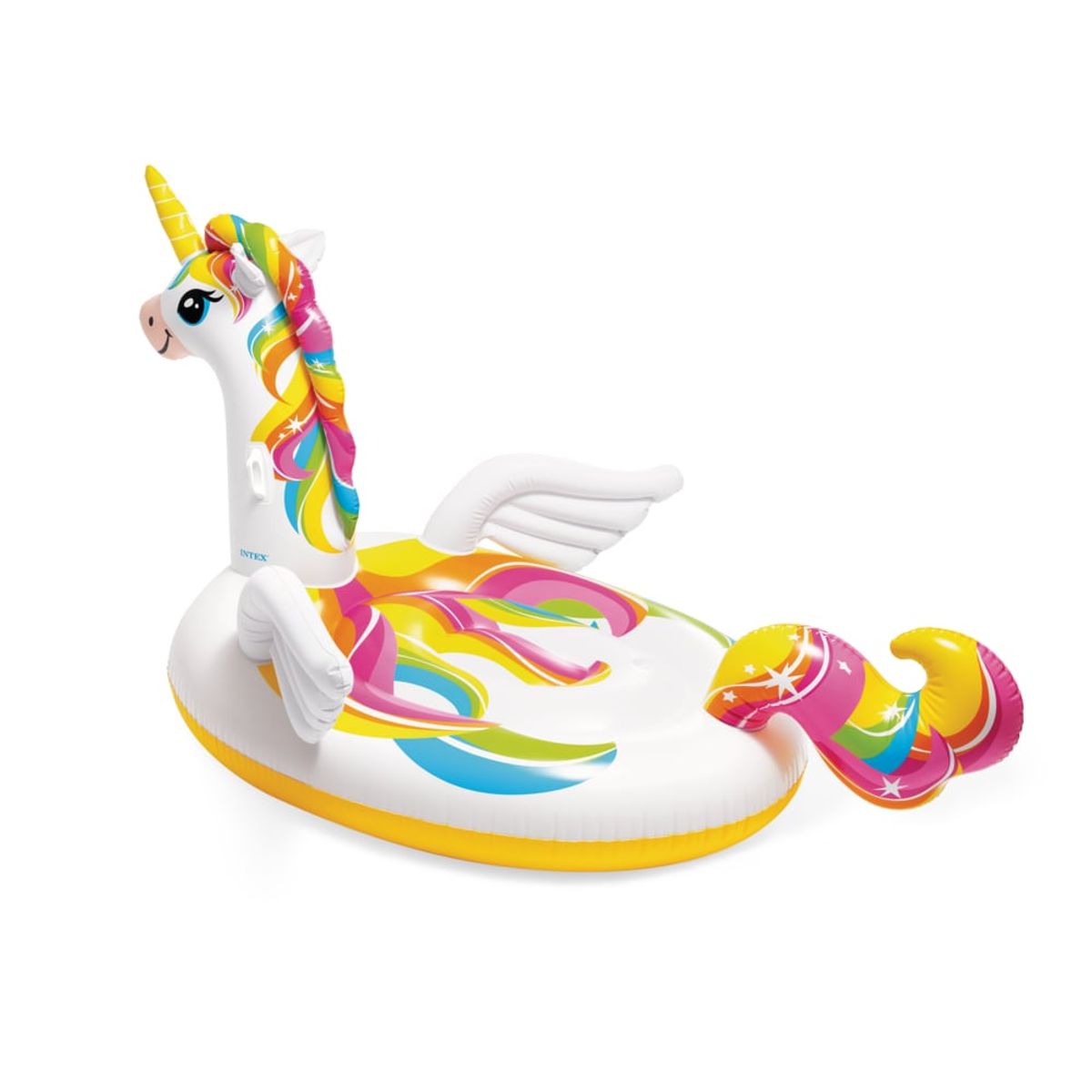 INTEX - Flotador Inflable Mega Unicornio Island 163 x 251 x 145 cm