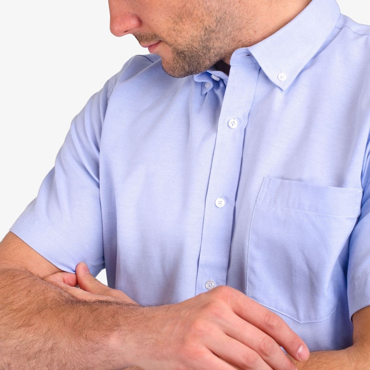 MOSS - Camisa Oxford Manga Corta