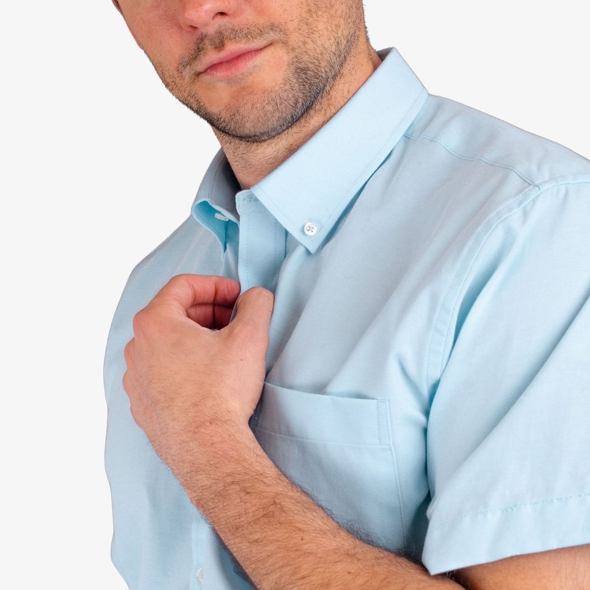 MOSS - Camisa Oxford Manga Corta
