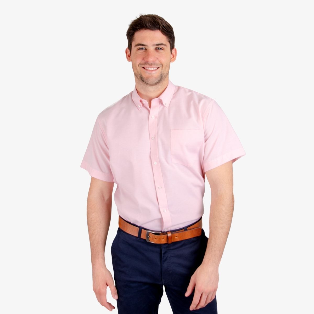 MOSS - Camisa Oxford Manga Corta