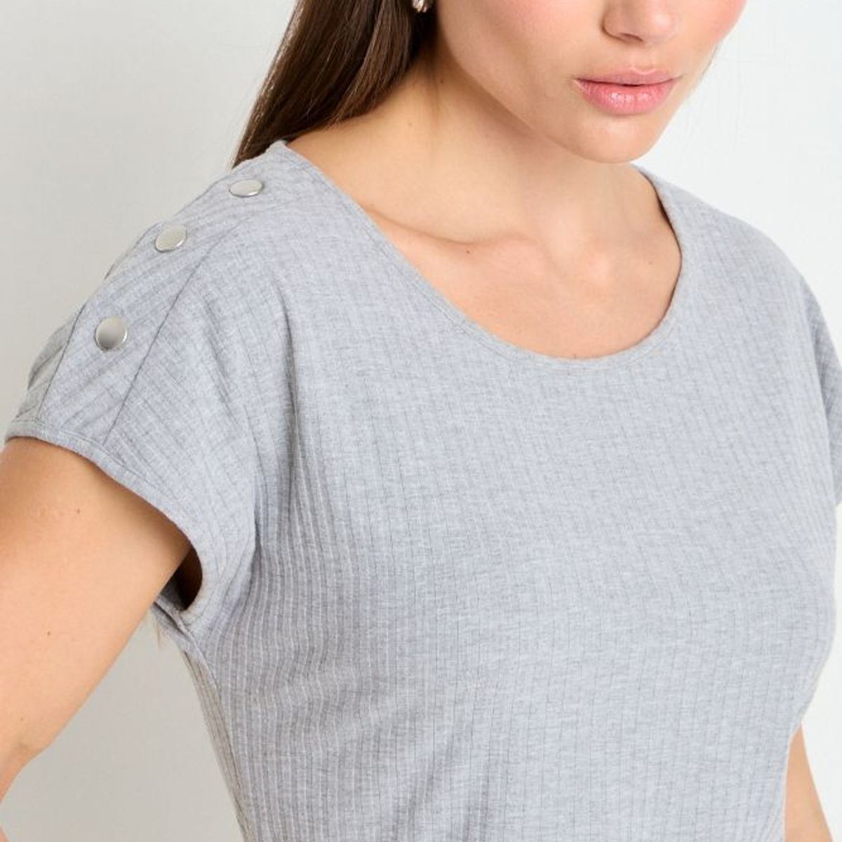 ASH - Polera Mujer Gris Ash