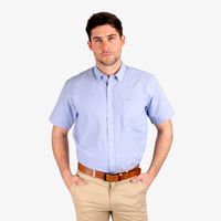 Camisa Oxford Manga Corta