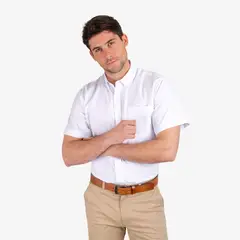 MOSS - Camisa Oxford Manga Corta