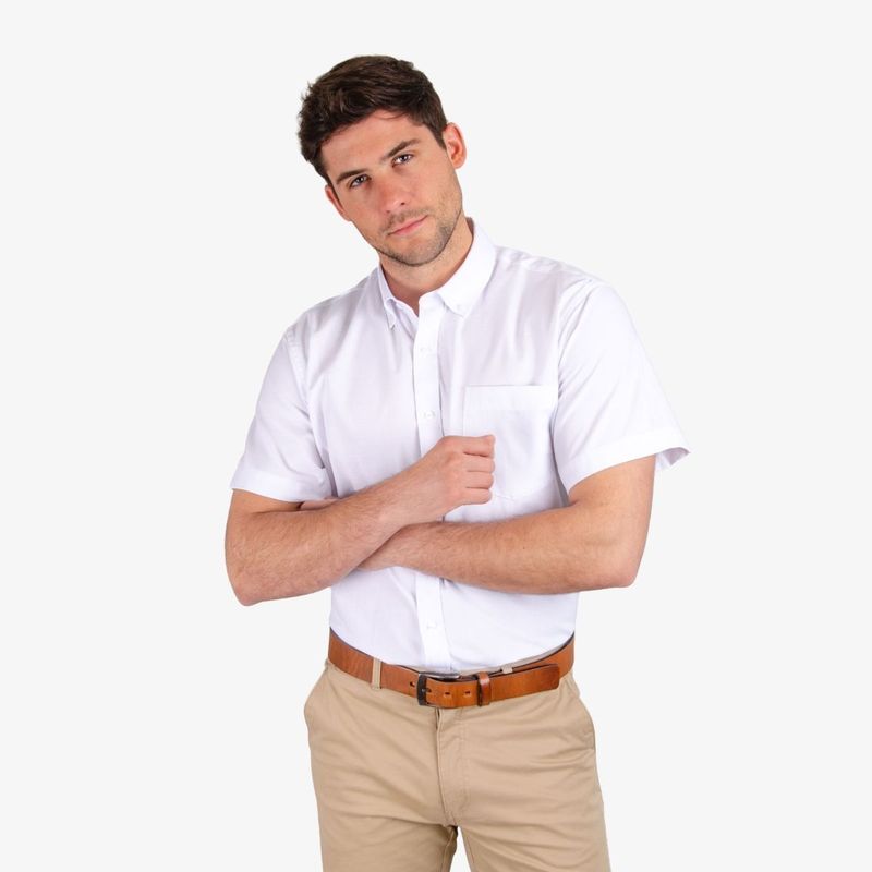 MOSS - Camisa Oxford Manga Corta
