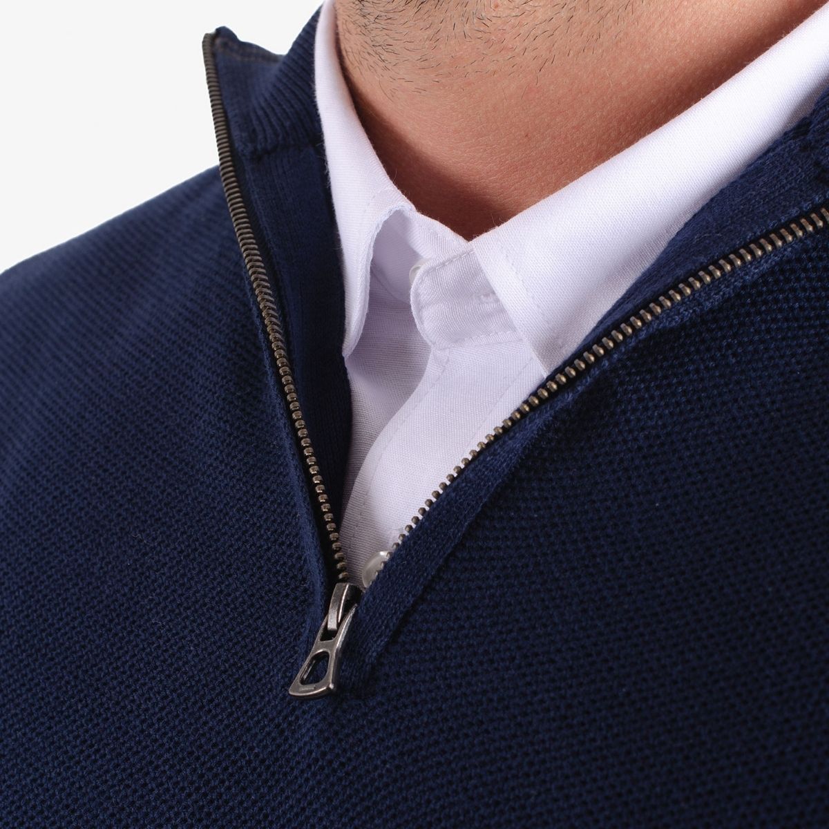 MOSS - Chaleco Napoli cierre 1/4