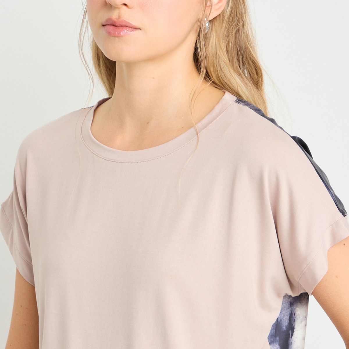 ASH - Polera Manga Corta Mujer Café Ash