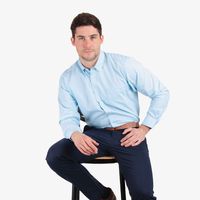 Camisa Oxford Manga Larga