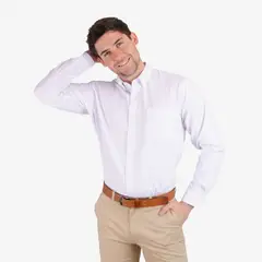 MOSS - Camisa Oxford Manga Larga