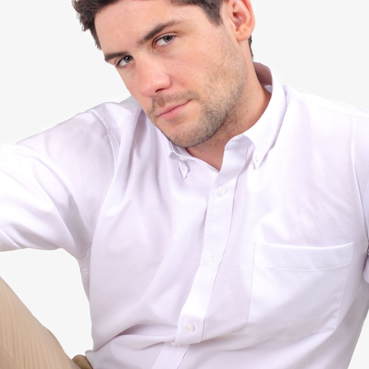 MOSS - Camisa Oxford Manga Larga