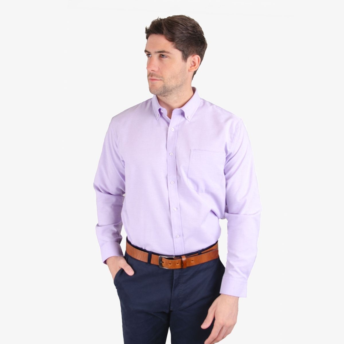 MOSS - Camisa Oxford Manga Larga