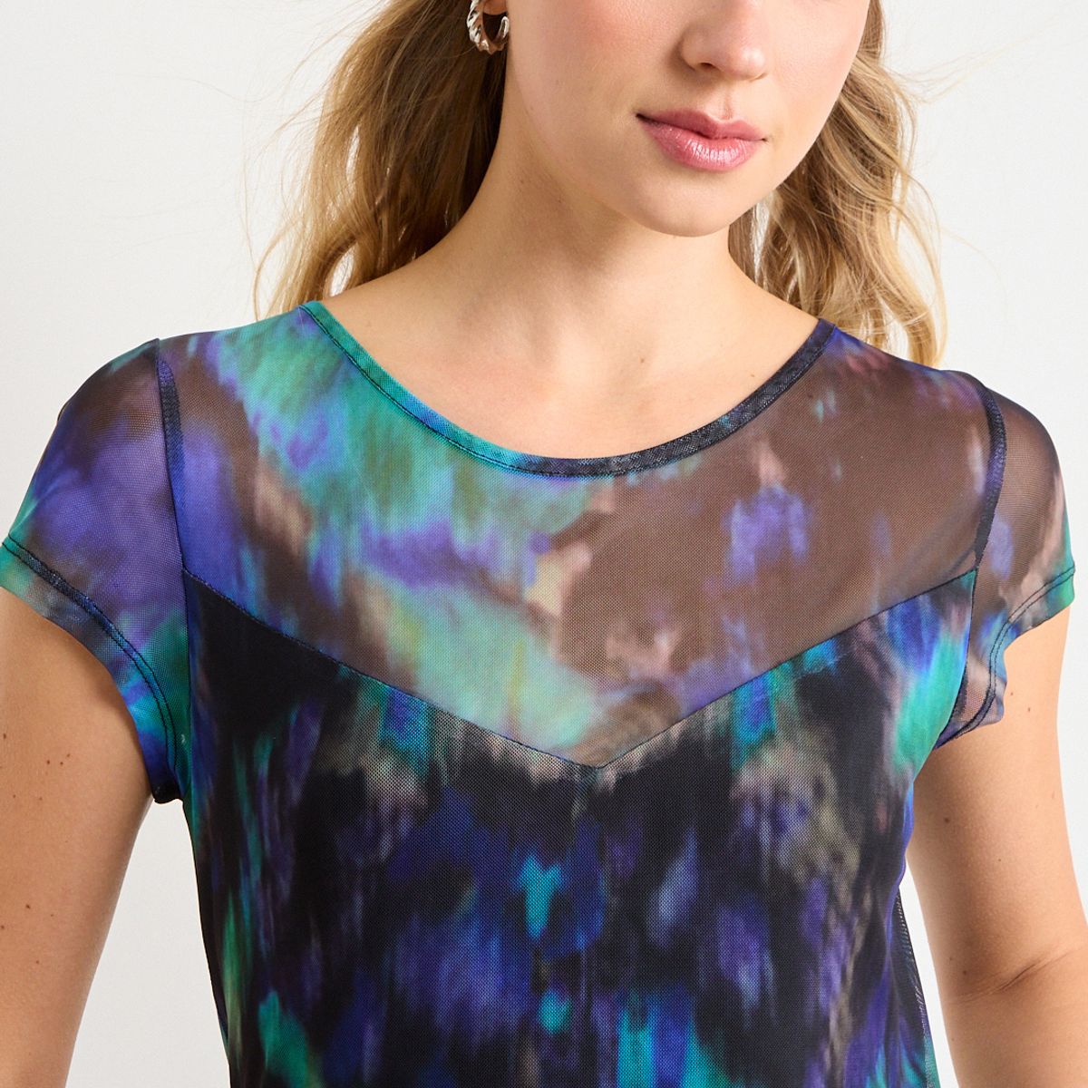 ASH - Polera Mujer Azul Ash