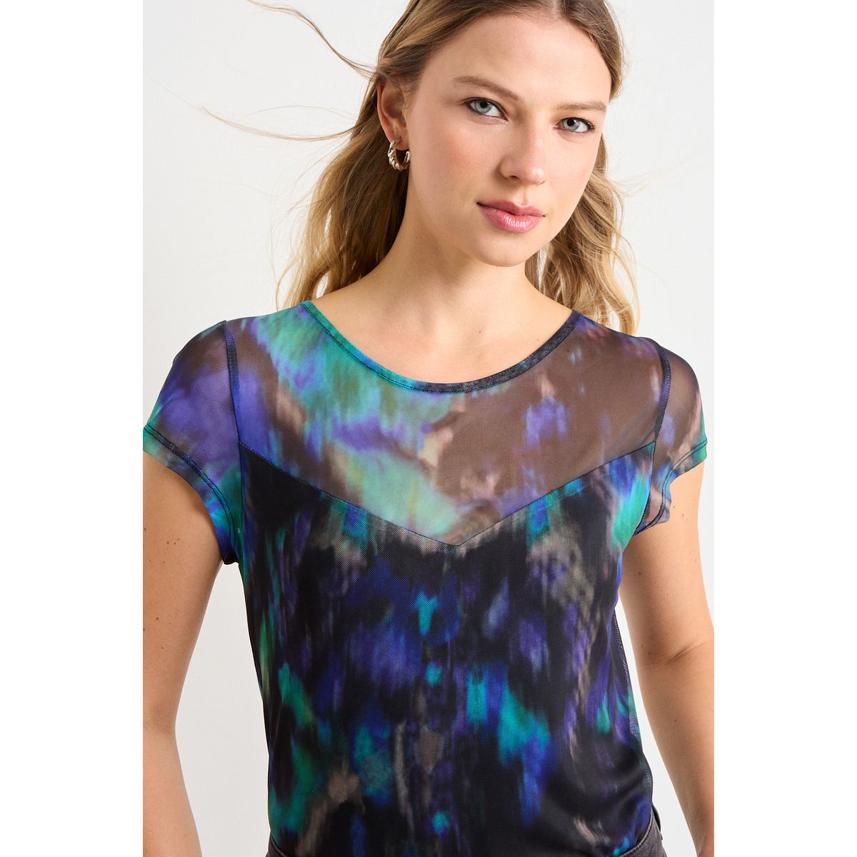 ASH - Polera Mujer Azul Ash