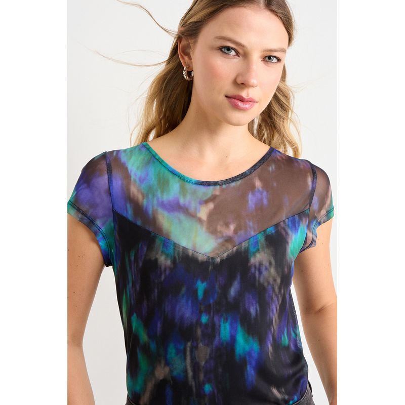 ASH - Polera Mujer Azul Ash