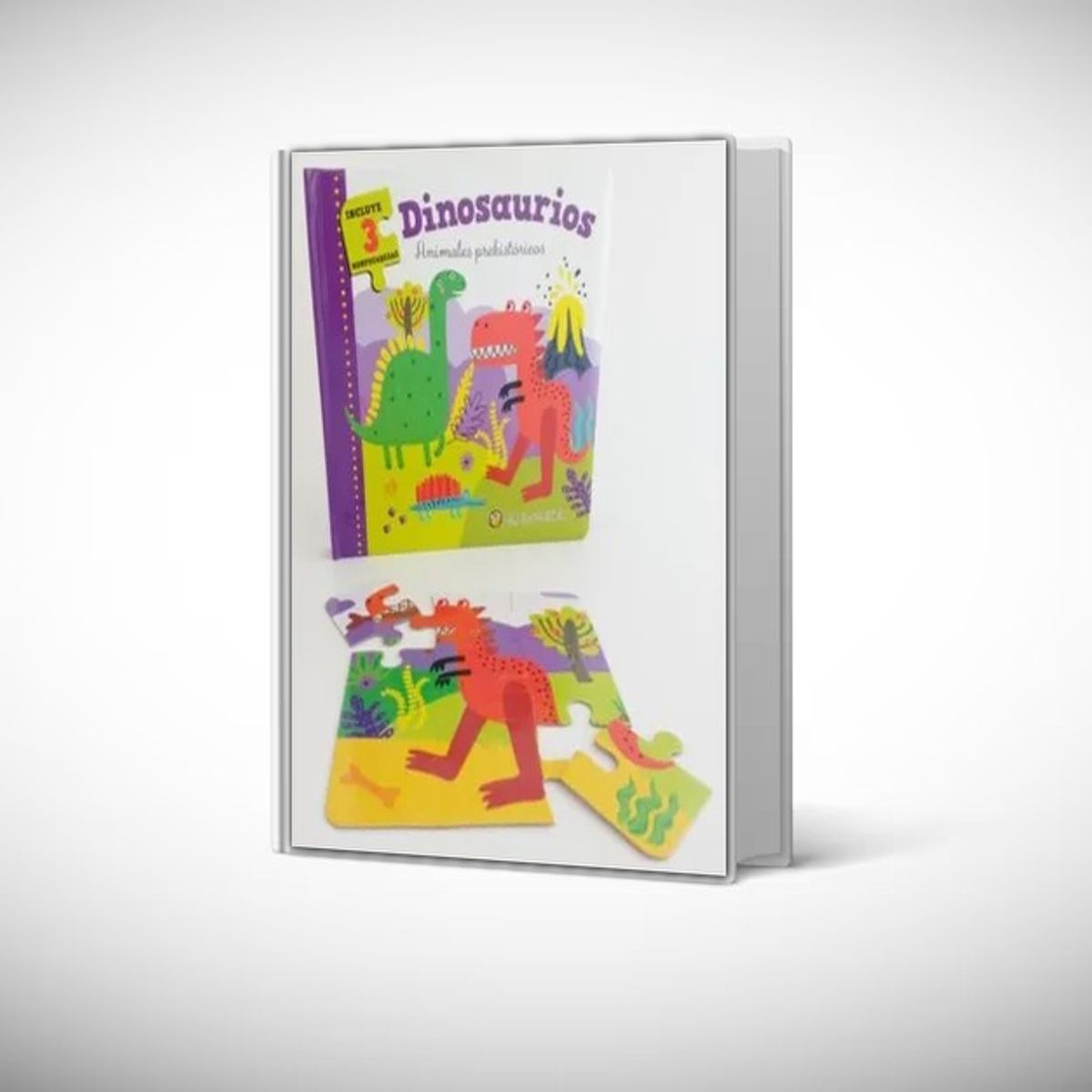 EL GATO DE HOJALATA - Libro Dinosaurios *animales para armar*