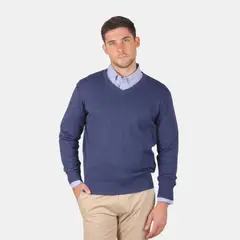 MOSS - Sweater cuello V Clásico
