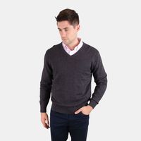 Sweater cuello V Clásico