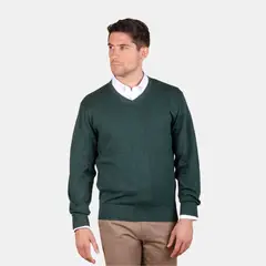 MOSS - Sweater cuello V Clásico
