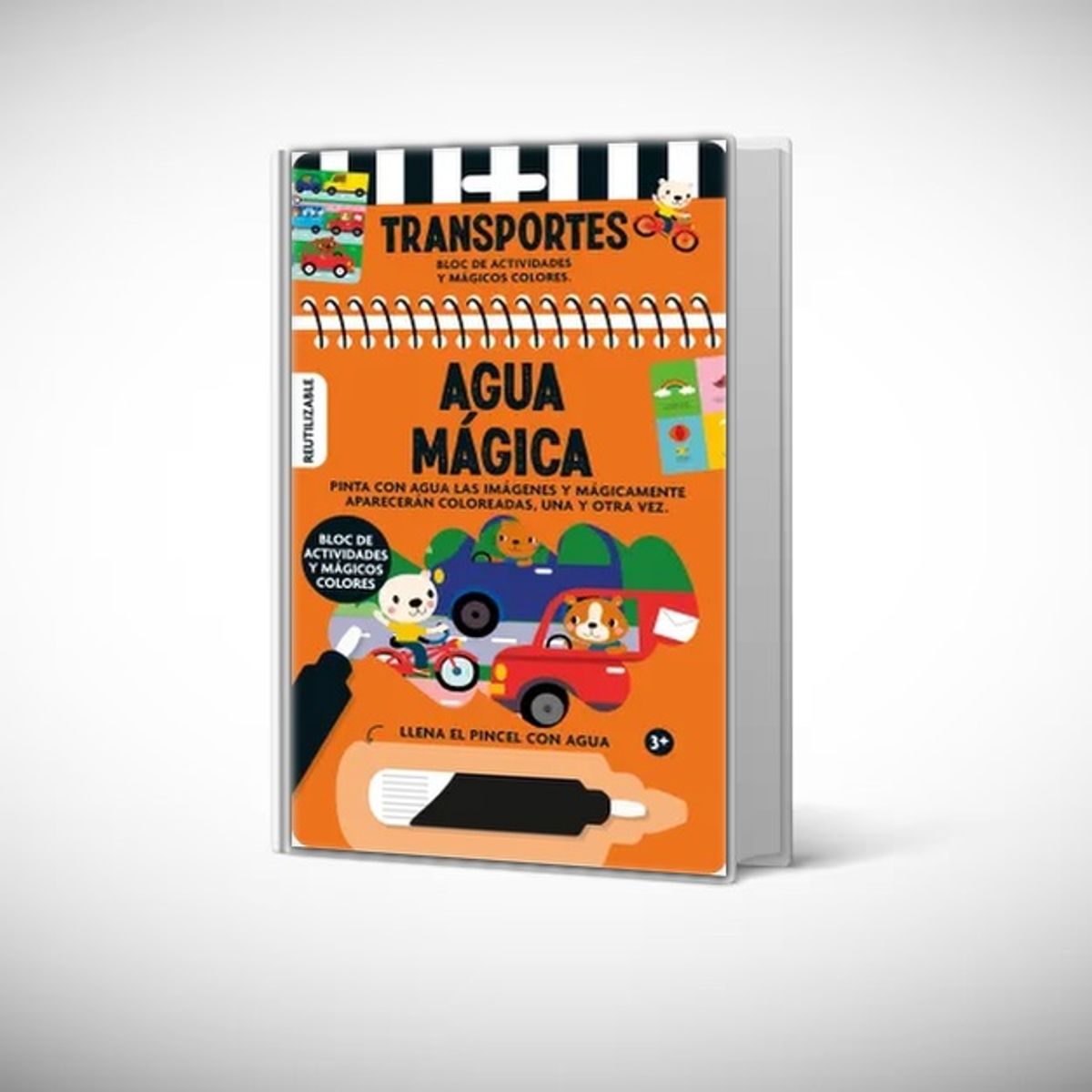 EL GATO DE HOJALATA - Libro Transportes *agua mágica* - El Gato De Hojalata