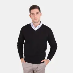 MOSS - Sweater cuello V Clásico