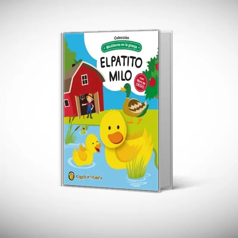 EL GATO DE HOJALATA - Libro El patito Milo *minitíteres en la granja*