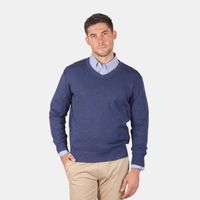 Sweater cuello V Clásico