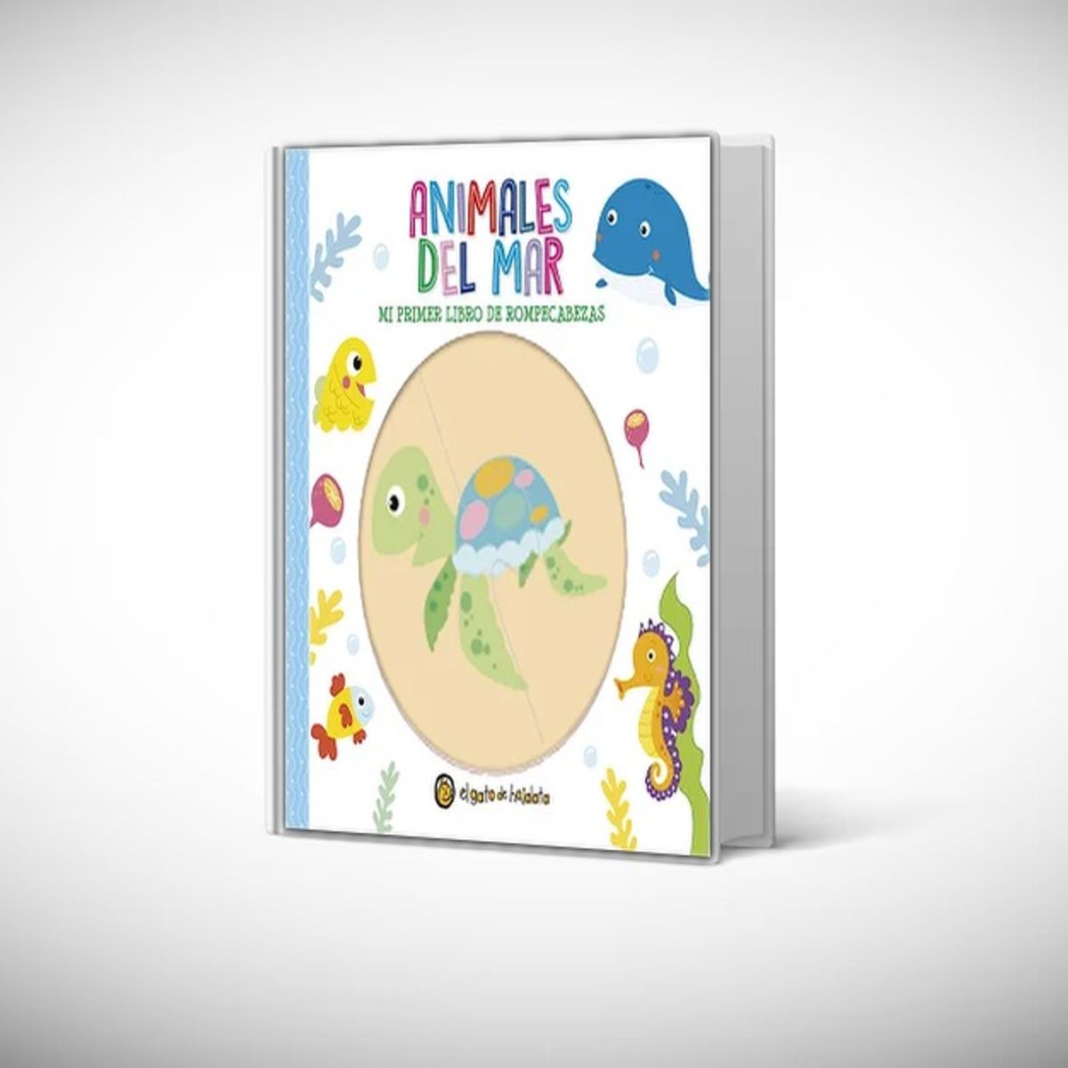 EL GATO DE HOJALATA - Libro Animales del mar *mi primer libro de rompecabezas*