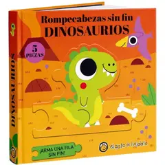 EL GATO DE HOJALATA - Libro Dinosaurios - Rompecabezas sin fin
