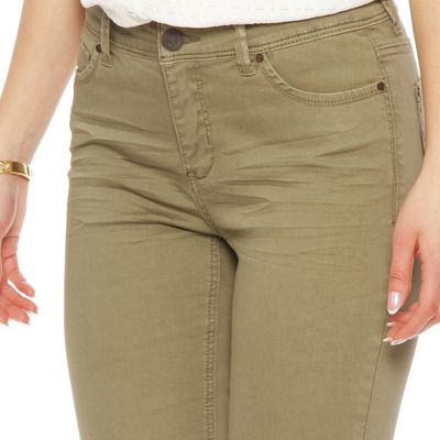 Imagen 2 del producto PANTALON PITILLO CROP CON BASTA ROLL UP PRETINA BASICA UN BOTON