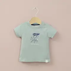 OPALINE - Polera manga corta verde de niño