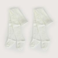 Pack 2 panty ballerina blanca de niña 40815