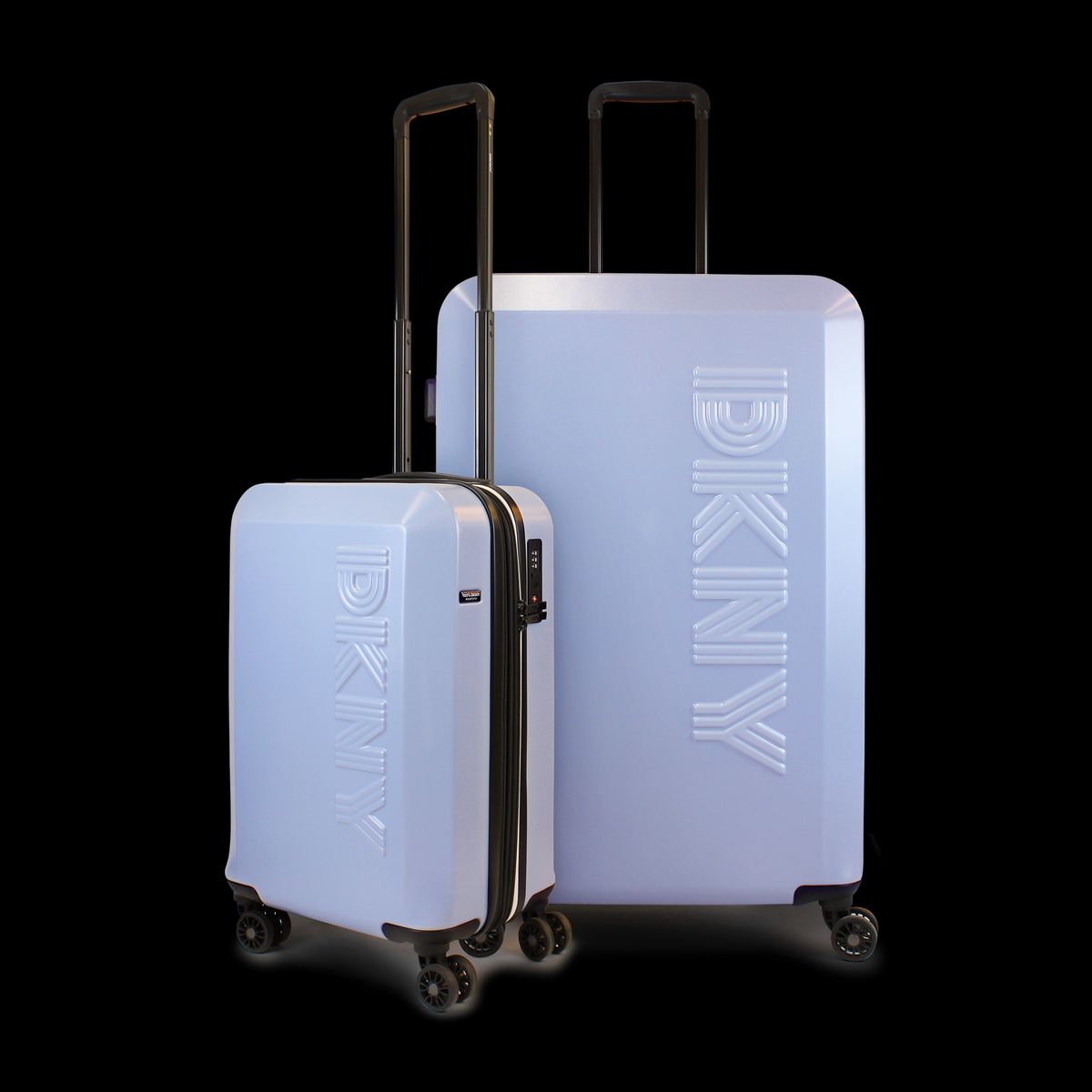 DKNY - Pack 2 Maletas Donna Karan Lumina S 10kg + L 23kg celeste DKNY