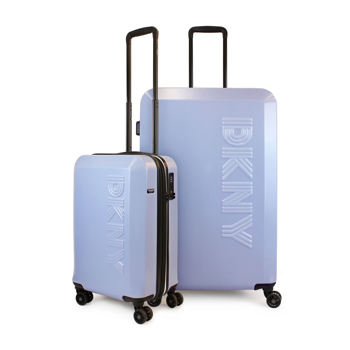 DKNY - Pack 2 Maletas Donna Karan Lumina S 10kg + L 23kg celeste DKNY