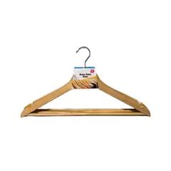 GENERICO - Set 3 Colgadores de Madera para Ropa 32cm Gms